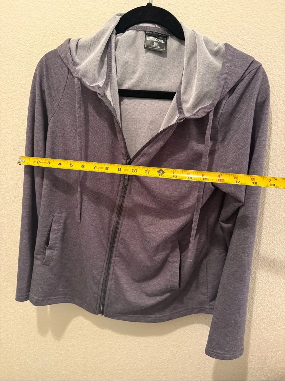 32 Degrees Lavender-Purple Full-Zip Utility Hoodie Jacket
